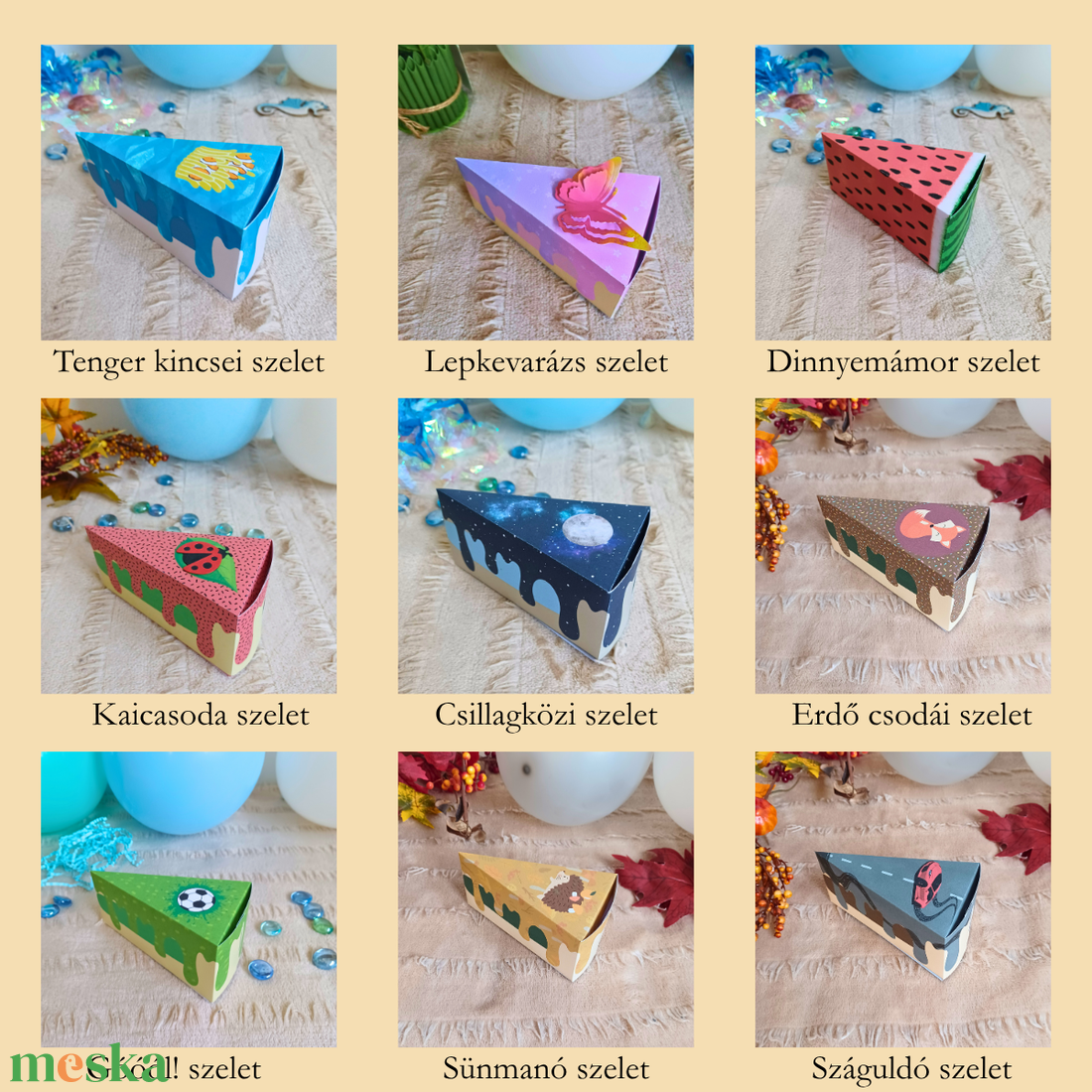 Erdő csodái papírtorta szelet, Ovis torta - otthon & életmód - papír, írószer - ajándékozás kellékei - papírtorta - Meska.hu