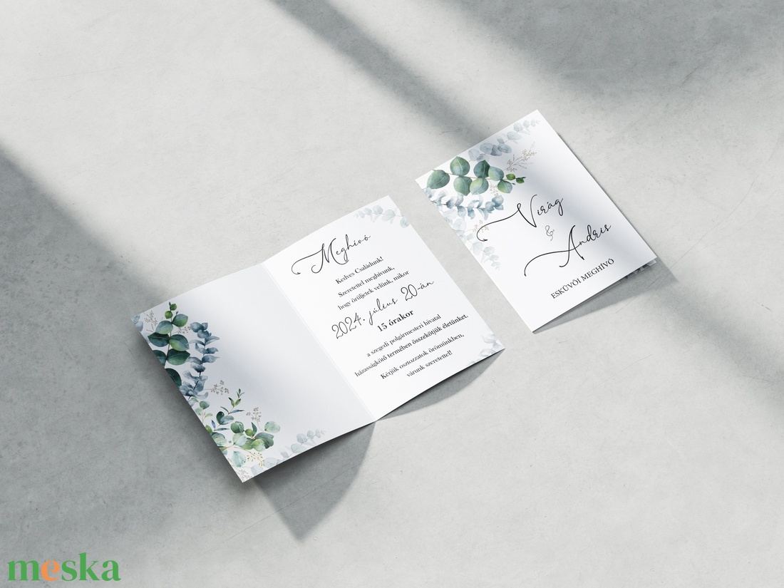 Eucalyptus esküvői meghívó (E2) - esküvő - meghívó & kártya - meghívó - Meska.hu Eucalyptus esküvői meghívó (E2) - esküvő - meghívó & kártya - meghívó - Meska.hu