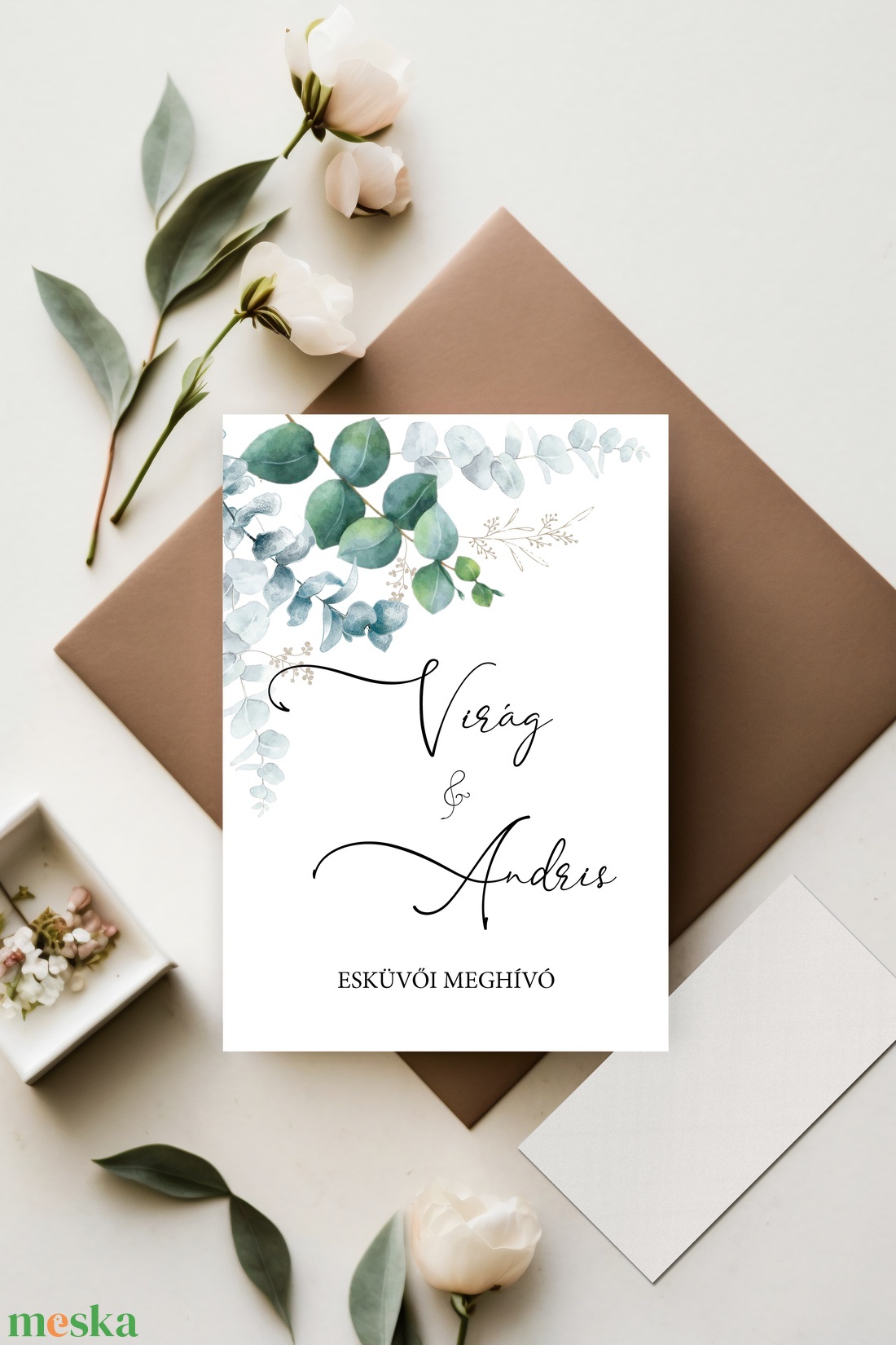 Eucalyptus esküvői meghívó (E2) - esküvő - meghívó & kártya - meghívó - Meska.hu Eucalyptus esküvői meghívó (E2) - esküvő - meghívó & kártya - meghívó - Meska.hu