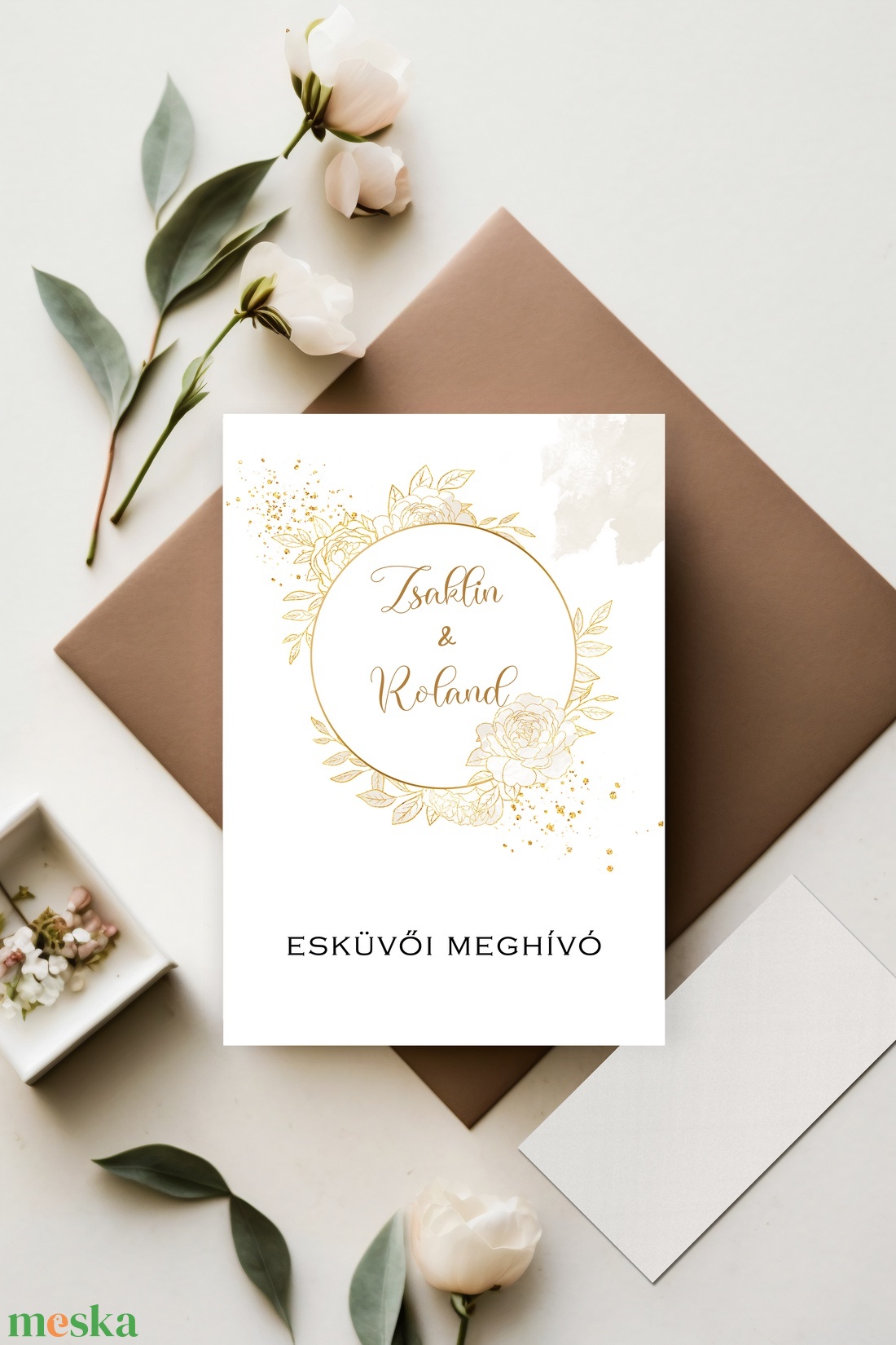 Elegante Beige esküvői meghívó (E7) - esküvő - meghívó & kártya - meghívó - Meska.hu Elegante Beige esküvői meghívó (E7) - esküvő - meghívó & kártya - meghívó - Meska.hu