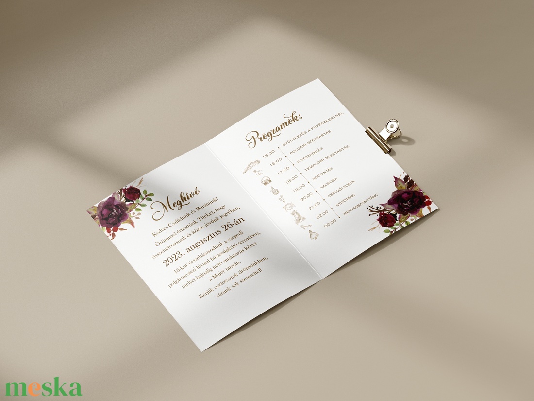 Rustic Enchantment (E24) - esküvő - meghívó & kártya - meghívó - Meska.hu Rustic Enchantment (E24) - esküvő - meghívó & kártya - meghívó - Meska.hu