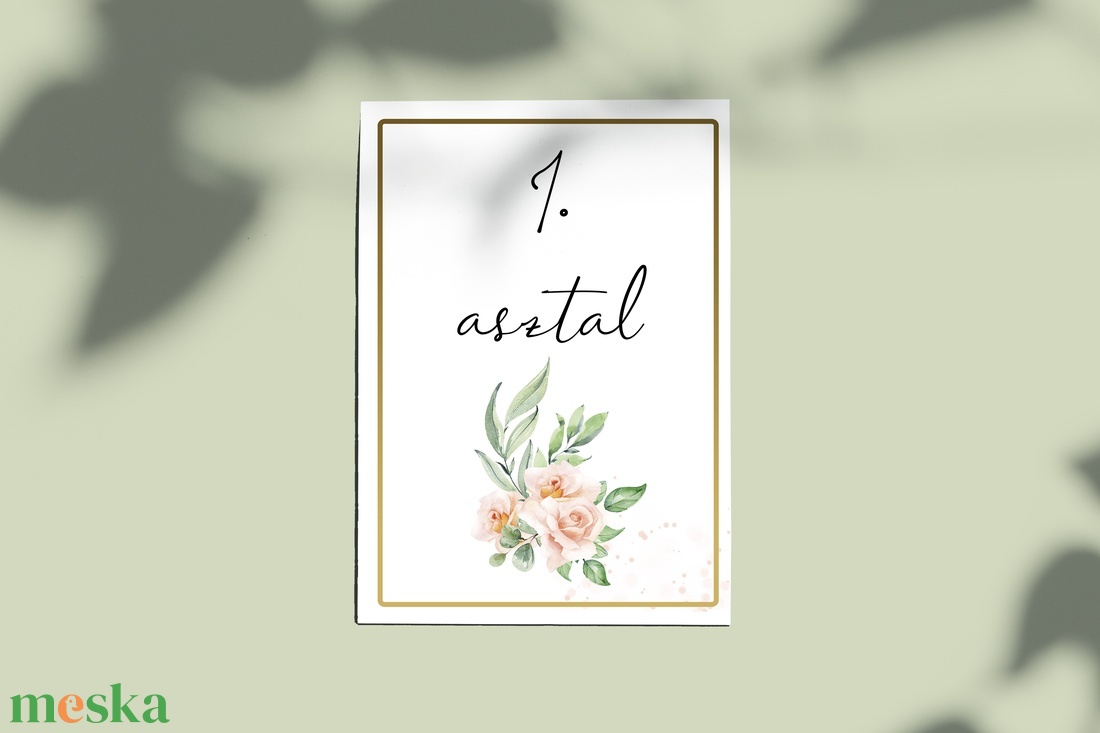 Asztalszám (Peach Blossom E3) - esküvő - meghívó & kártya - meghívó - Meska.hu Asztalszám (Peach Blossom E3) - esküvő - meghívó & kártya - meghívó - Meska.hu