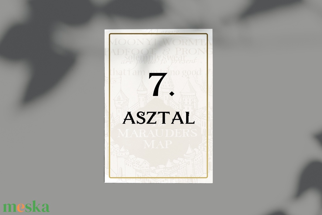 Asztalszám (Harry Potter E14) - esküvő - meghívó & kártya - meghívó - Meska.hu Asztalszám (Harry Potter E14) - esküvő - meghívó & kártya - meghívó - Meska.hu