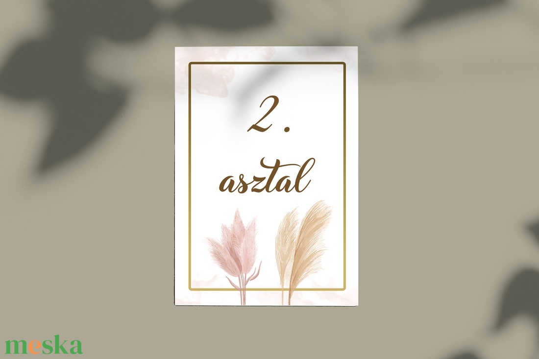 Asztalszám (Brown Puder- E21) - esküvő - meghívó & kártya - meghívó - Meska.hu Asztalszám (Brown Puder- E21) - esküvő - meghívó & kártya - meghívó - Meska.hu
