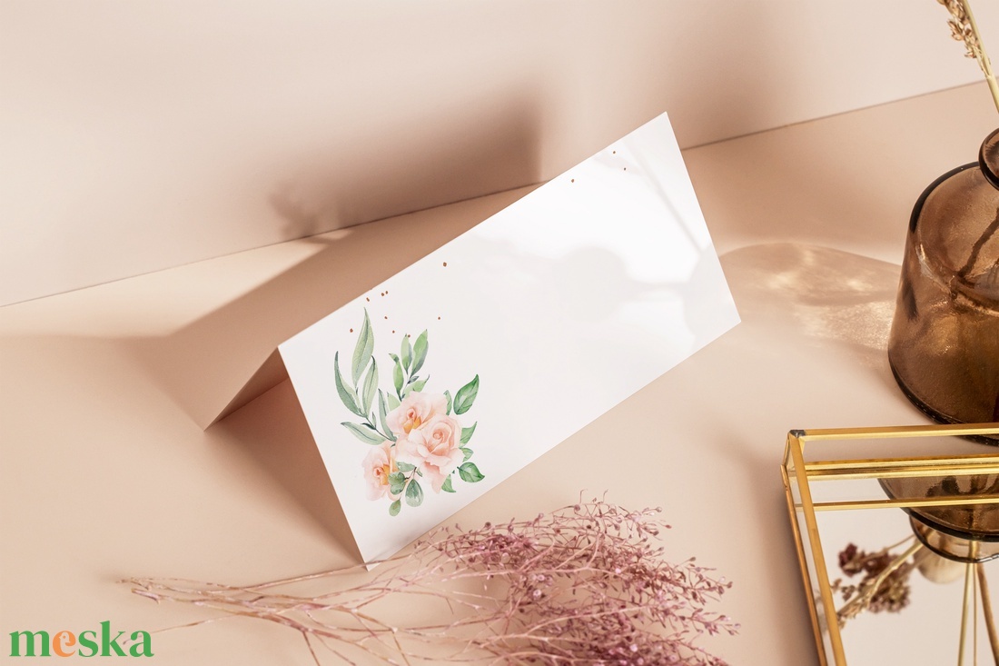 Ültető kártya (Peach Blossom E3) - esküvő - meghívó & kártya - meghívó - Meska.hu Ültető kártya (Peach Blossom E3) - esküvő - meghívó & kártya - meghívó - Meska.hu
