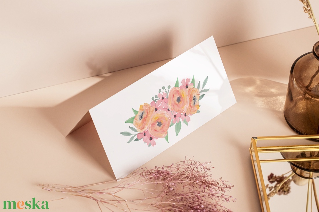 Ültető kártya (Floral E19) - esküvő - meghívó & kártya - meghívó - Meska.hu Ültető kártya (Floral E19) - esküvő - meghívó & kártya - meghívó - Meska.hu