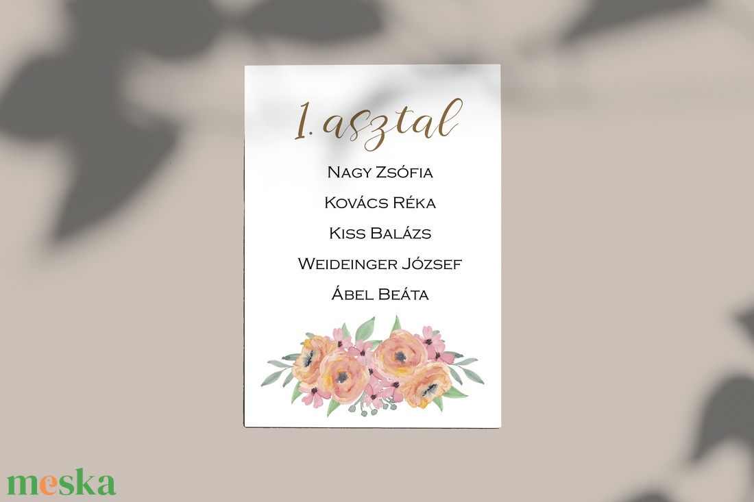 Ültetési rend (Floral- E19) - esküvő - meghívó & kártya - meghívó - Meska.hu Ültetési rend (Floral- E19) - esküvő - meghívó & kártya - meghívó - Meska.hu