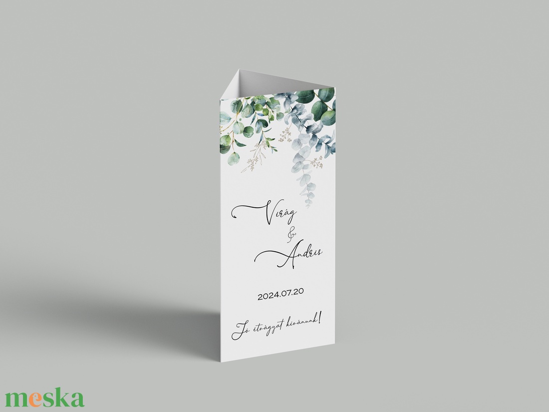 Menülap és itallap (Eucalyptus E2) - esküvő - meghívó & kártya - meghívó - Meska.hu Menülap és itallap (Eucalyptus E2) - esküvő - meghívó & kártya - meghívó - Meska.hu