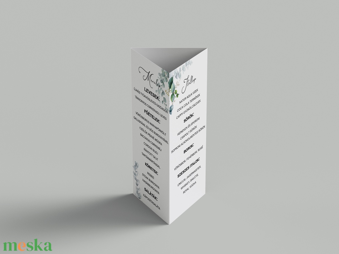 Menülap és itallap (Eucalyptus E2) - esküvő - meghívó & kártya - meghívó - Meska.hu Menülap és itallap (Eucalyptus E2) - esküvő - meghívó & kártya - meghívó - Meska.hu