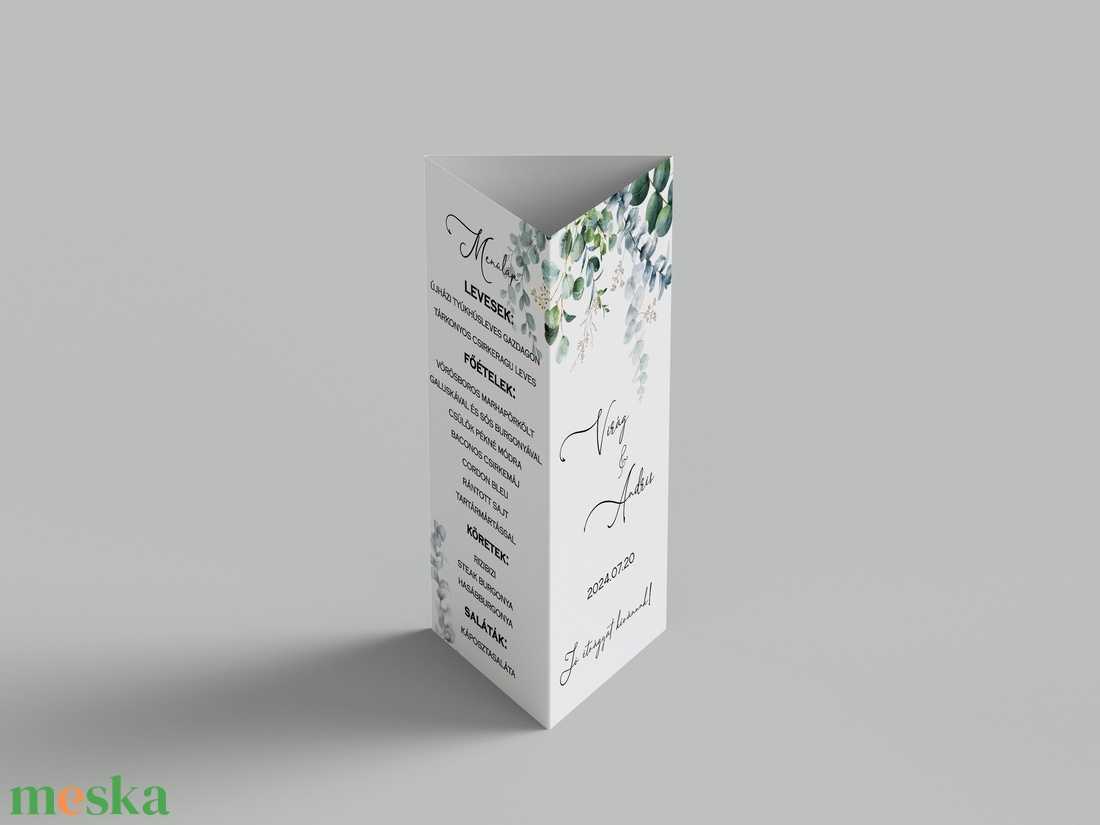 Menülap és itallap (Eucalyptus E2) - esküvő - meghívó & kártya - meghívó - Meska.hu Menülap és itallap (Eucalyptus E2) - esküvő - meghívó & kártya - meghívó - Meska.hu