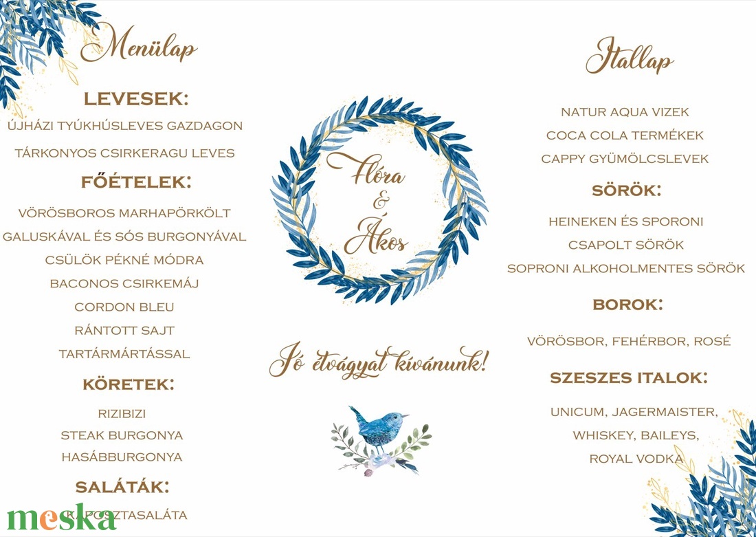 Menülap és itallap (Mystic E22) - esküvő - meghívó & kártya - meghívó - Meska.hu Menülap és itallap (Mystic E22) - esküvő - meghívó & kártya - meghívó - Meska.hu