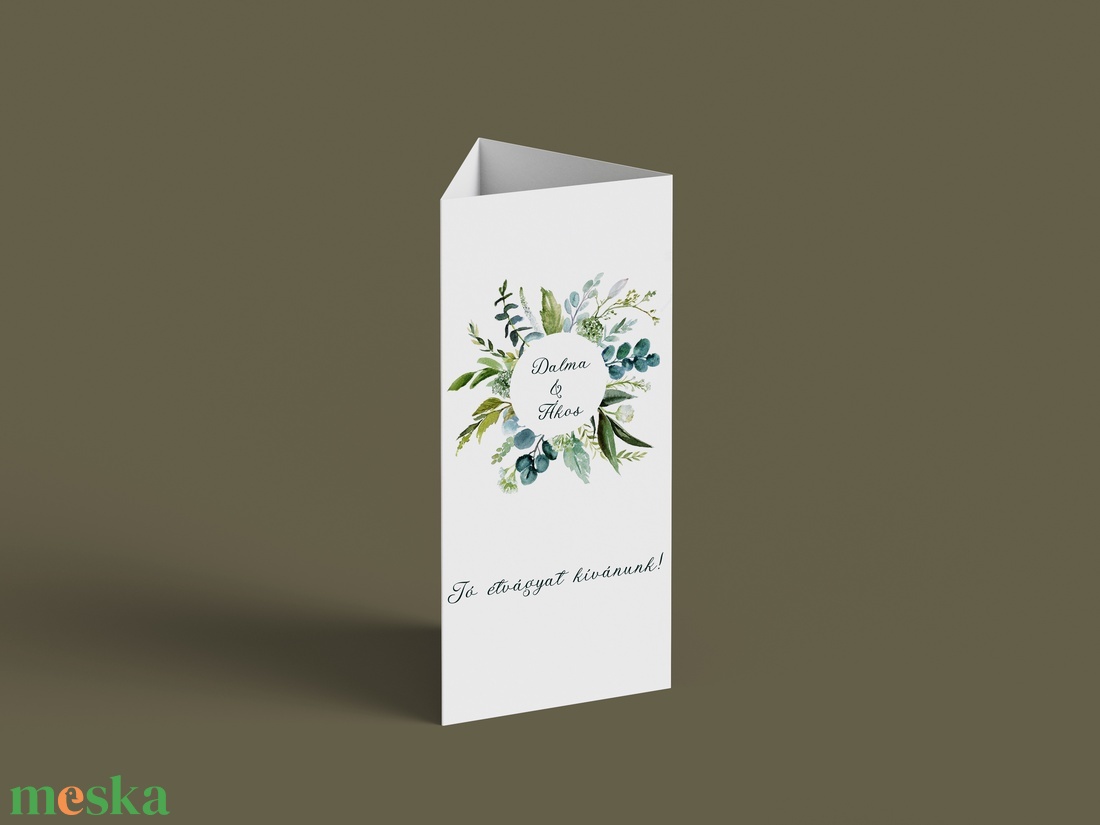 Menülap és itallap (Green Oasis E26) - esküvő - meghívó & kártya - meghívó - Meska.hu Menülap és itallap (Green Oasis E26) - esküvő - meghívó & kártya - meghívó - Meska.hu