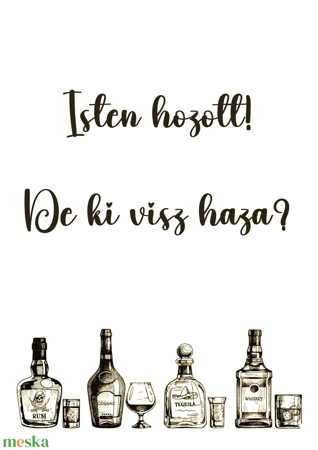 Esküvői kép - Isten hozott - de ki visz haza? - otthon & életmód - dekoráció - kép & falikép - üvegkép - Meska.hu