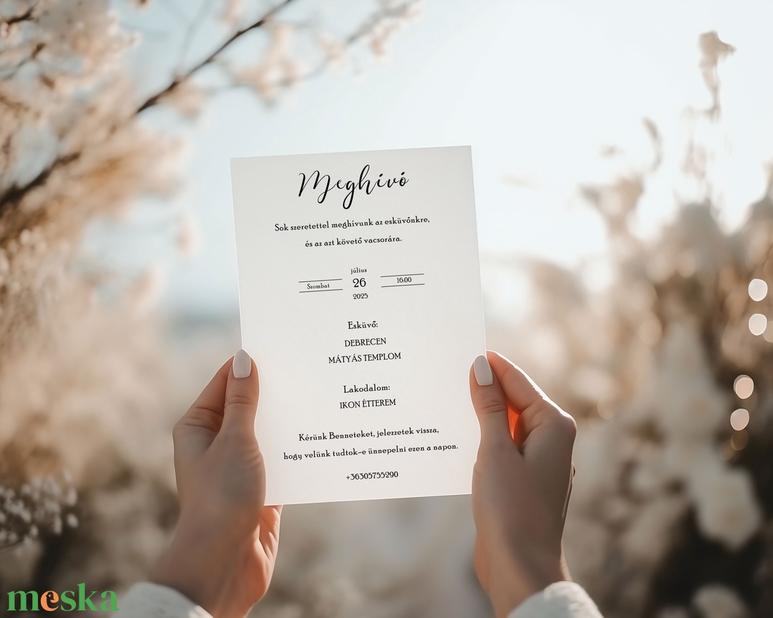 Pure esküvői meghívó (E33) - esküvő - meghívó & kártya - meghívó - Meska.hu Pure esküvői meghívó (E33) - esküvő - meghívó & kártya - meghívó - Meska.hu