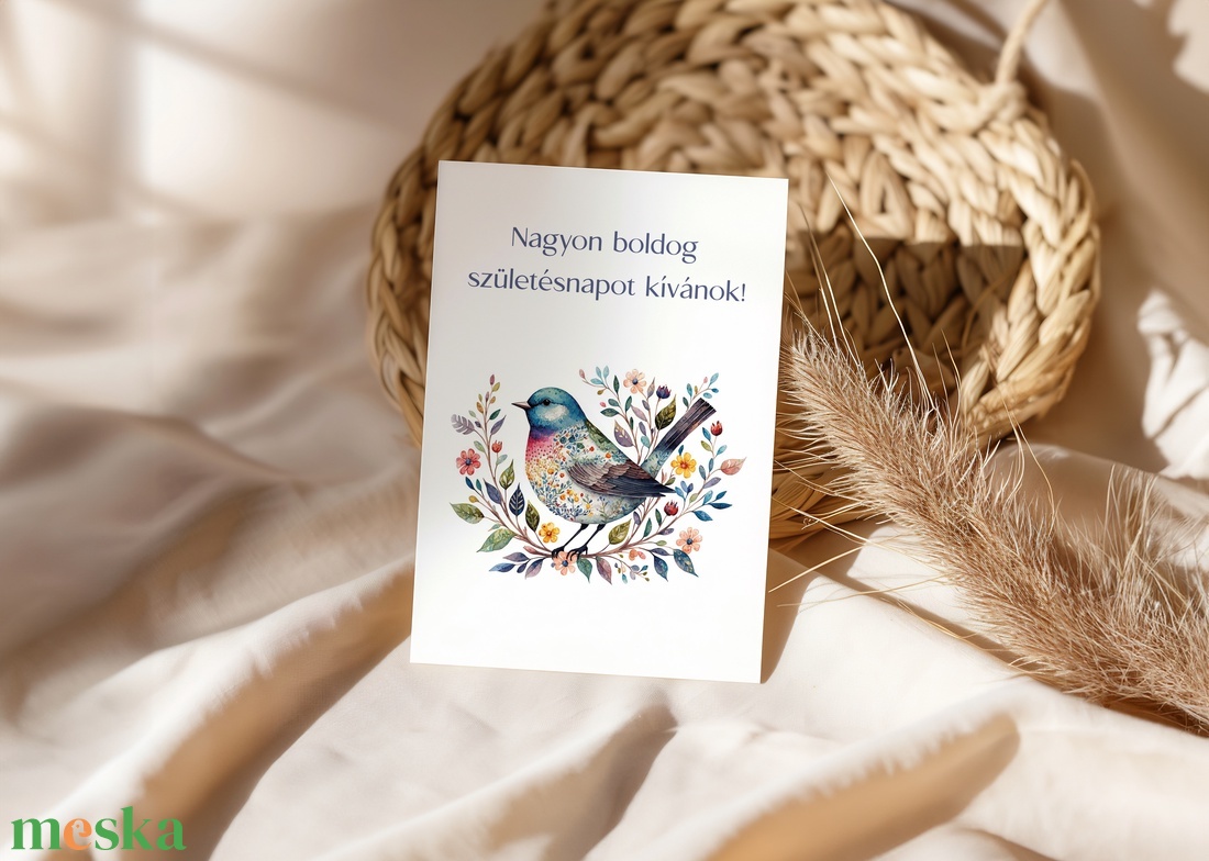 Születésnapi képeslap borítékkal - madárkás - otthon & életmód - papír, írószer - ajándékozás kellékei - képeslap, üdvözlőlap - Meska.hu Születésnapi képeslap borítékkal - madárkás - otthon & életmód - papír, írószer - ajándékozás kellékei - képeslap, üdvözlőlap - Meska.hu