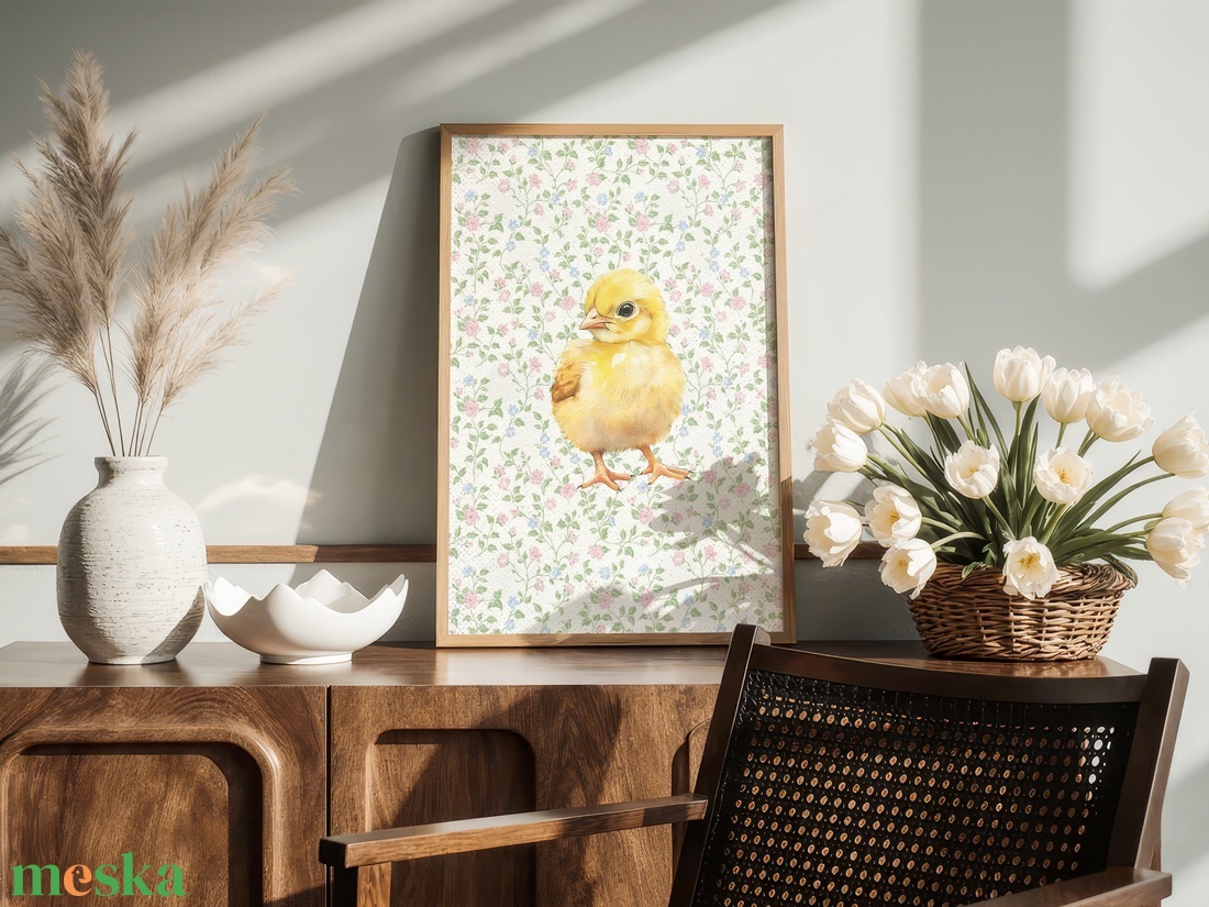 Baba/Gyermekszoba falikép - Vintage - Tollpihe (V4) - otthon & életmód - babaszoba, gyerekszoba - babaszoba kép - Meska.hu