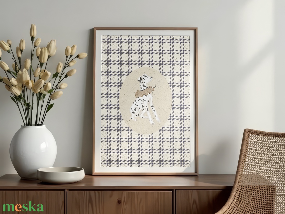 Baba/Gyermekszoba falikép - Vintage - Pöttyös barát (V7) - otthon & életmód - babaszoba, gyerekszoba - babaszoba kép - Meska.hu