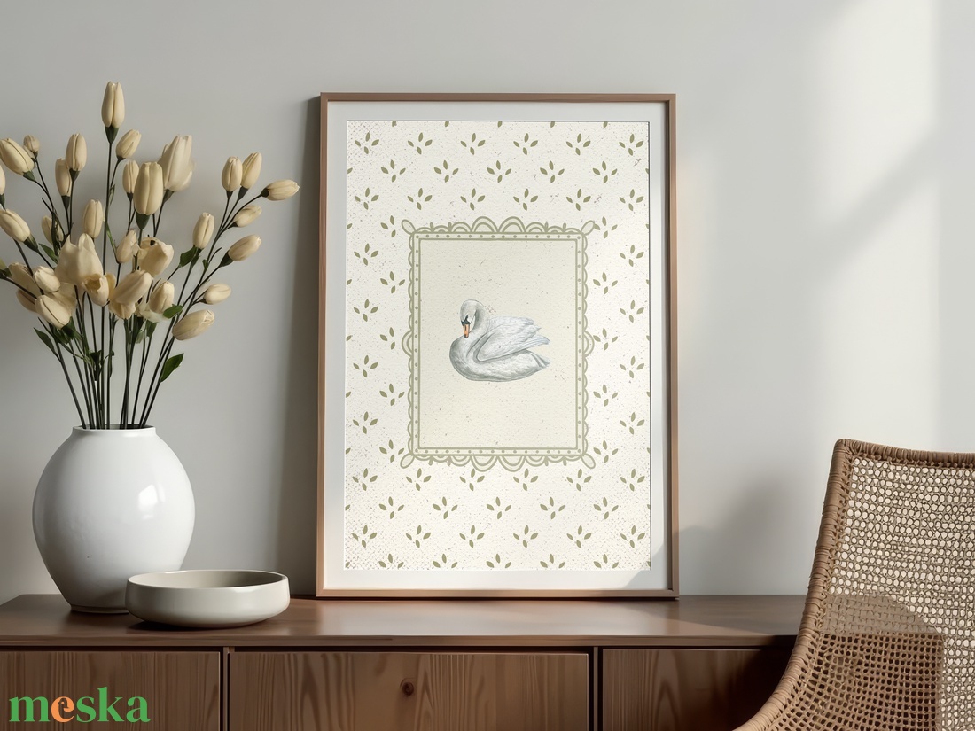 Baba/Gyermekszoba falikép - Vintage - Tóparti álom (V9) - otthon & életmód - babaszoba, gyerekszoba - babaszoba kép - Meska.hu