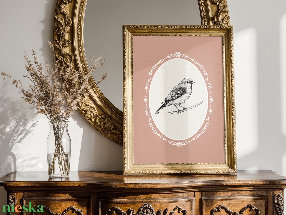 Baba/Gyermekszoba falikép - Vintage - Tavaszi dal (V11) - otthon & életmód - babaszoba, gyerekszoba - babaszoba kép - Meska.hu