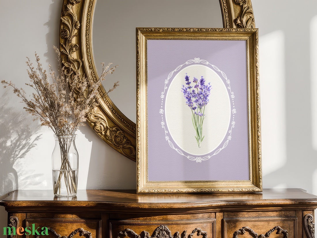 Baba/Gyermekszoba falikép - Vintage - Illatos álom (V15) - otthon & életmód - babaszoba, gyerekszoba - babaszoba kép - Meska.hu