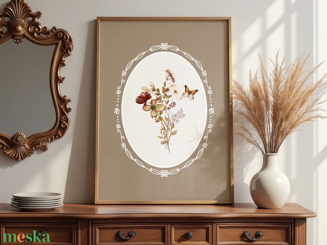 Baba/Gyermekszoba falikép - Vintage - Mezei varázs (V16) - otthon & életmód - babaszoba, gyerekszoba - babaszoba kép - Meska.hu