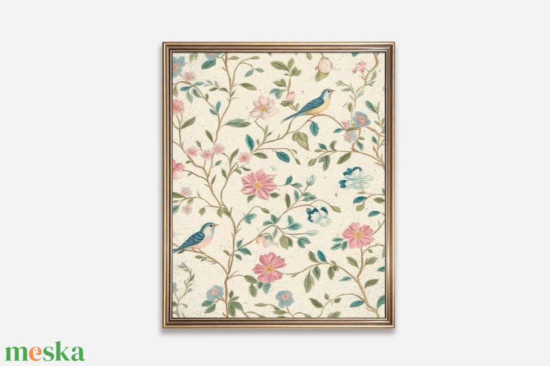 Baba/Gyermekszoba falikép - Vintage - Dal a réten (V31) - otthon & életmód - babaszoba, gyerekszoba - babaszoba kép - Meska.hu