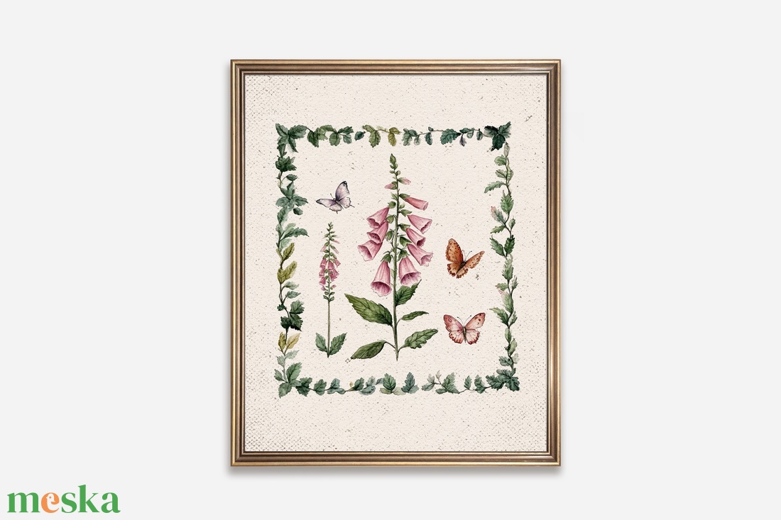 Baba/Gyermekszoba falikép - Vintage - Színes szárnyak (V32) - otthon & életmód - babaszoba, gyerekszoba - babaszoba kép - Meska.hu