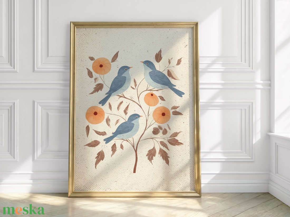 Baba/Gyermekszoba falikép - Vintage - Őszi szél dala (V43) - otthon & életmód - babaszoba, gyerekszoba - babaszoba kép - Meska.hu