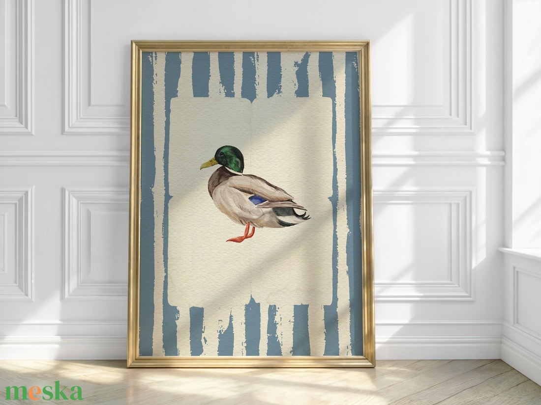 Baba/Gyermekszoba falikép - Vintage - Kacsaléptek (V47) - otthon & életmód - babaszoba, gyerekszoba - babaszoba kép - Meska.hu