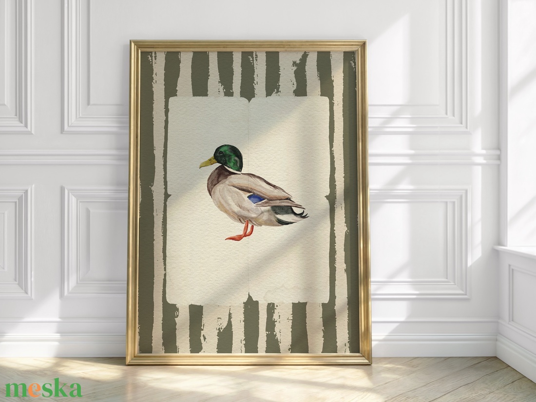 Baba/Gyermekszoba falikép - Vintage - Tó nyugodt őre (V49) - otthon & életmód - babaszoba, gyerekszoba - babaszoba kép - Meska.hu