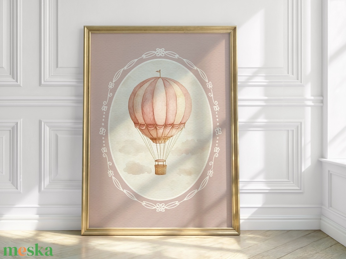 Baba/Gyermekszoba falikép - Vintage - Felhők felett (V51) - otthon & életmód - babaszoba, gyerekszoba - babaszoba kép - Meska.hu