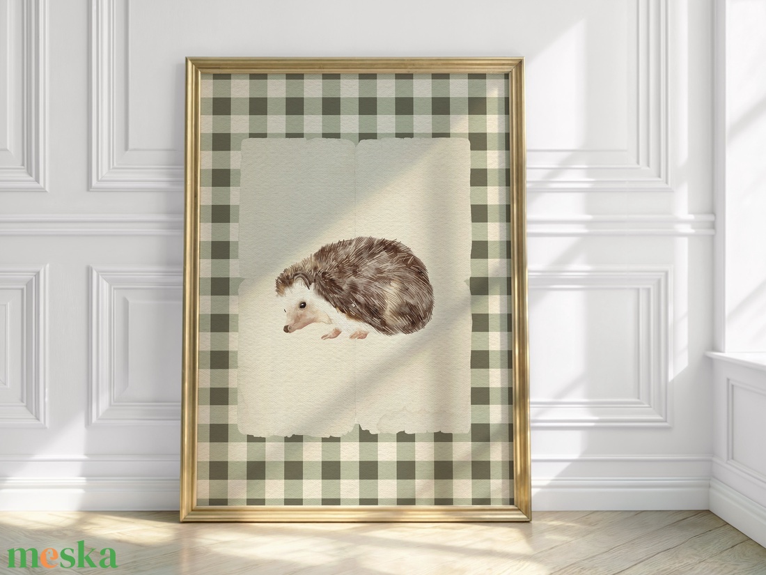 Baba/Gyermekszoba falikép - Vintage - Apró tüskés léptek (V54) - otthon & életmód - babaszoba, gyerekszoba - babaszoba kép - Meska.hu