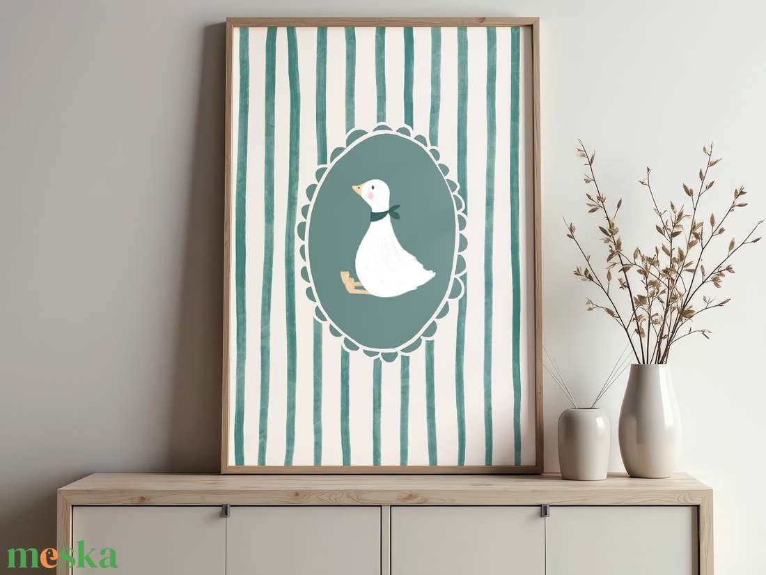 Baba/Gyermekszoba falikép - Vintage - Lúdmese (V60) - otthon & életmód - babaszoba, gyerekszoba - babaszoba kép - Meska.hu