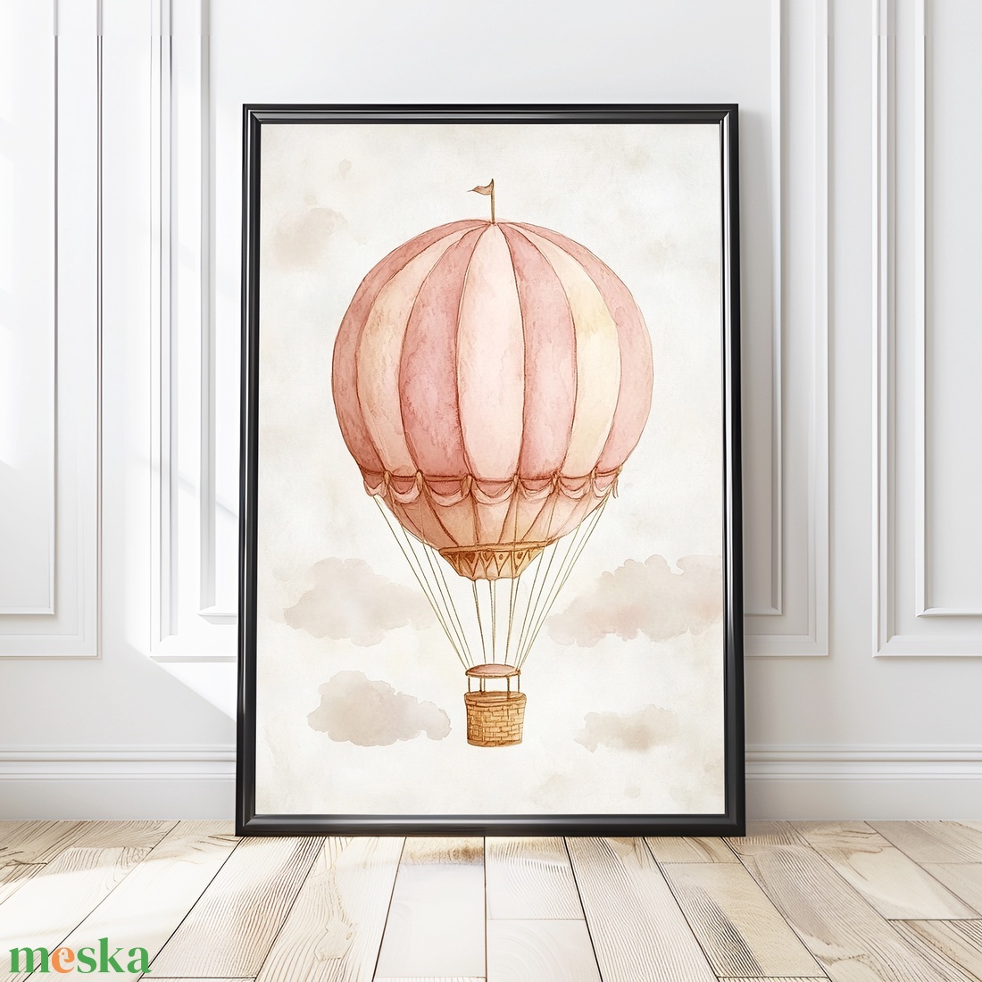 Baba/Gyermekszoba falikép - Vintage - Fellibbenő álmok (V64) - otthon & életmód - babaszoba, gyerekszoba - babaszoba kép - Meska.hu