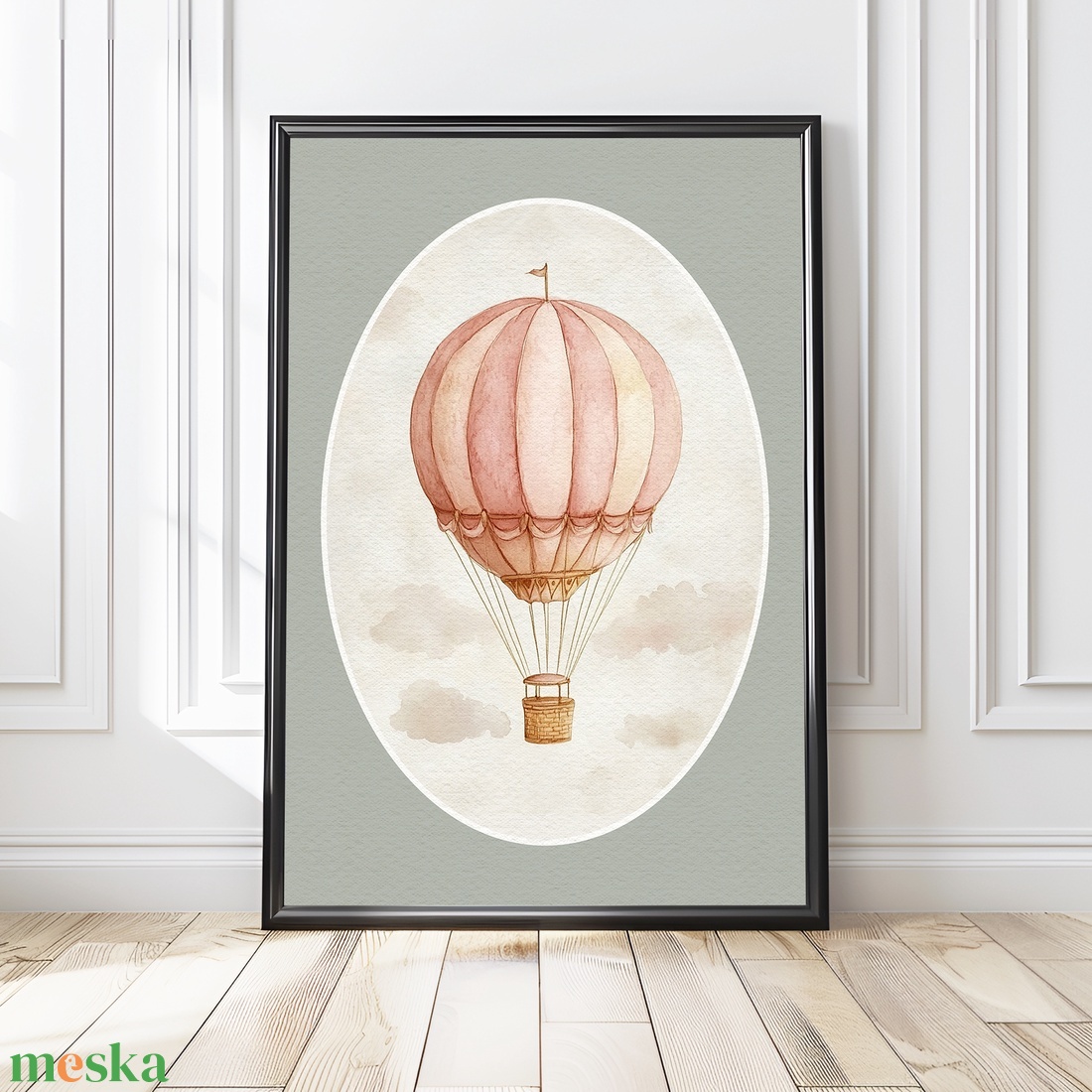 Baba/Gyermekszoba falikép - Vintage - Égbolti jármű (V65) - otthon & életmód - babaszoba, gyerekszoba - babaszoba kép - Meska.hu