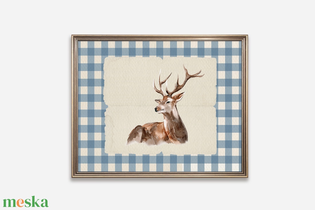 Baba/Gyermekszoba falikép - Vintage - Csodaszarvas (V78) - otthon & életmód - babaszoba, gyerekszoba - babaszoba kép - Meska.hu