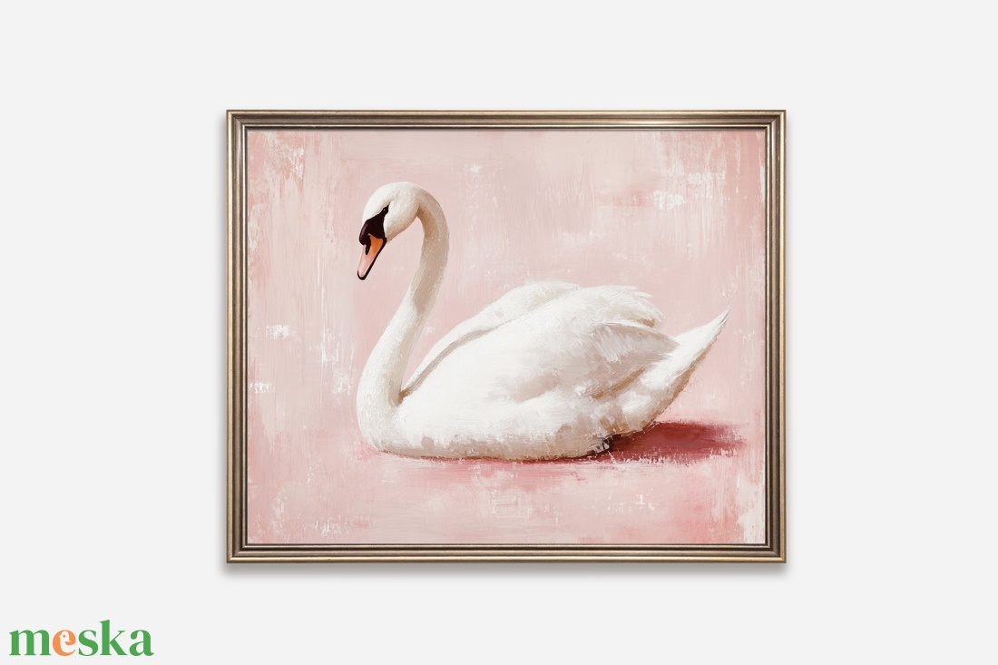 Baba/Gyermekszoba falikép - Vintage - Hattyúk tava (V79) - otthon & életmód - babaszoba, gyerekszoba - babaszoba kép - Meska.hu
