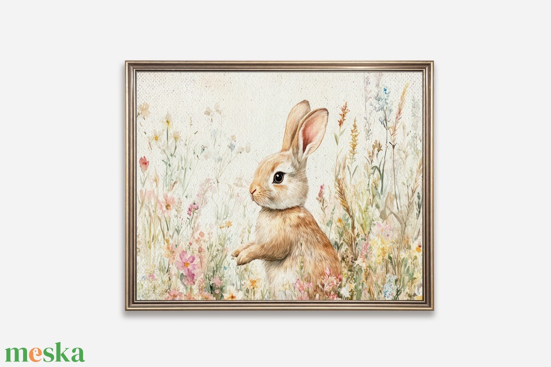 Baba/Gyermekszoba falikép - Vintage - Színes-szőrös nyúlmesék (V85) - otthon & életmód - babaszoba, gyerekszoba - babaszoba kép - Meska.hu