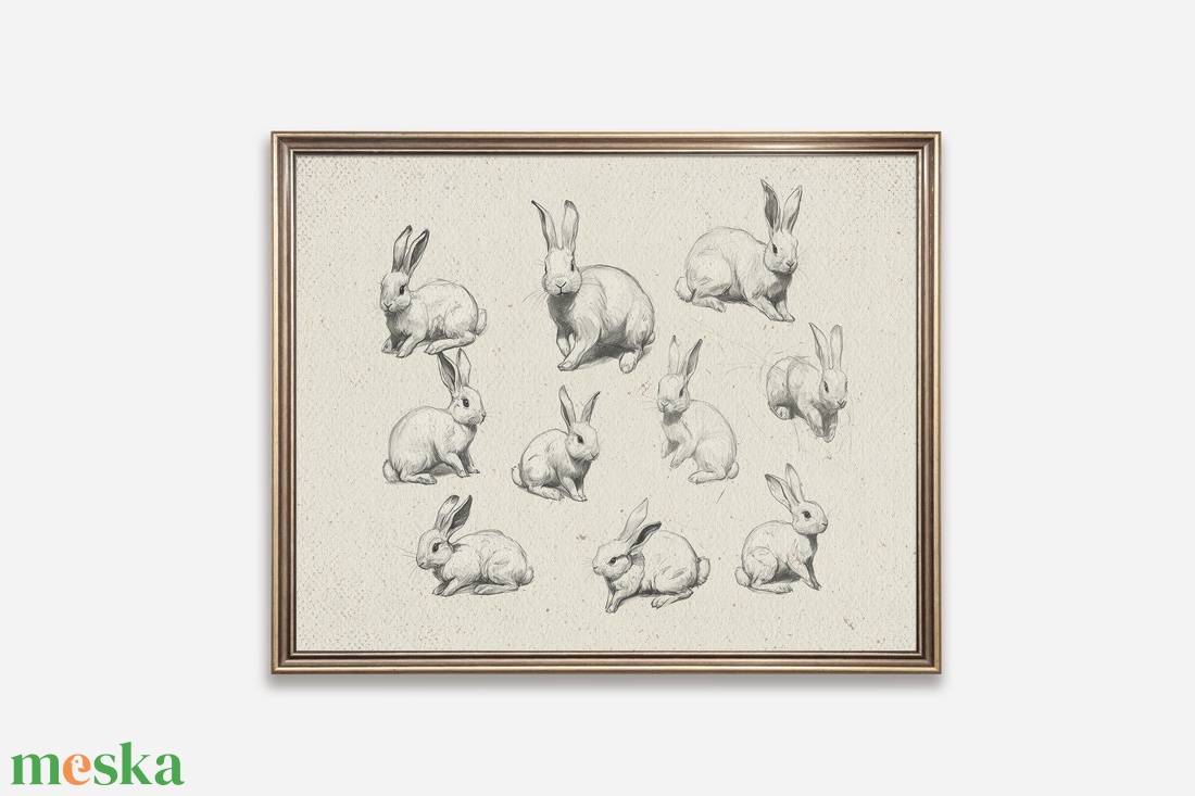 Baba/Gyermekszoba falikép - Vintage - Hopp Juliska (V86) - otthon & életmód - babaszoba, gyerekszoba - babaszoba kép - Meska.hu