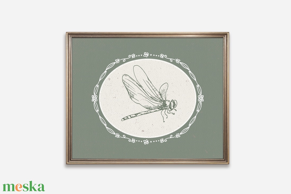 Baba/Gyermekszoba falikép - Vintage - Ragyogó szárnyak (V91) - otthon & életmód - babaszoba, gyerekszoba - babaszoba kép - Meska.hu