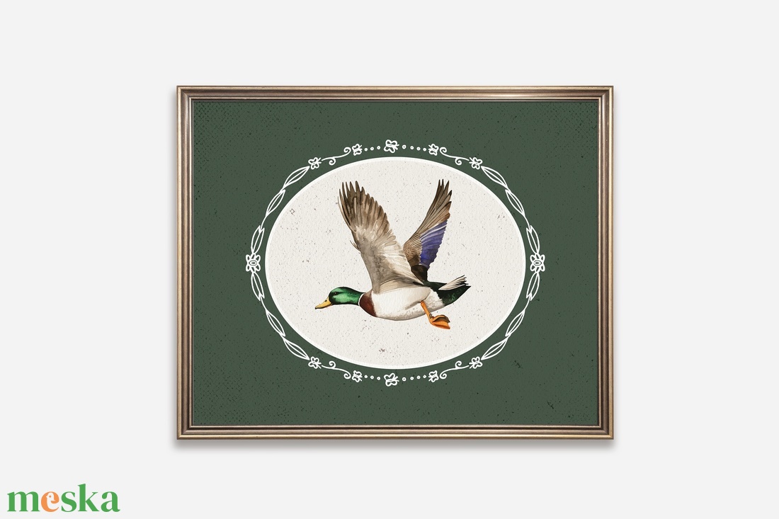 Baba/Gyermekszoba falikép - Vintage - Széllel szárnyaló (V92) - otthon & életmód - babaszoba, gyerekszoba - babaszoba kép - Meska.hu