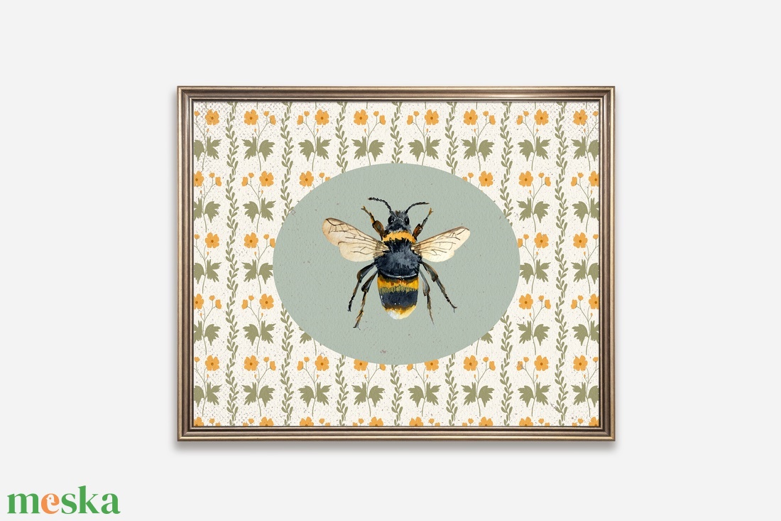 Baba/Gyermekszoba falikép - Vintage - Virágpor (V95) - otthon & életmód - babaszoba, gyerekszoba - babaszoba kép - Meska.hu