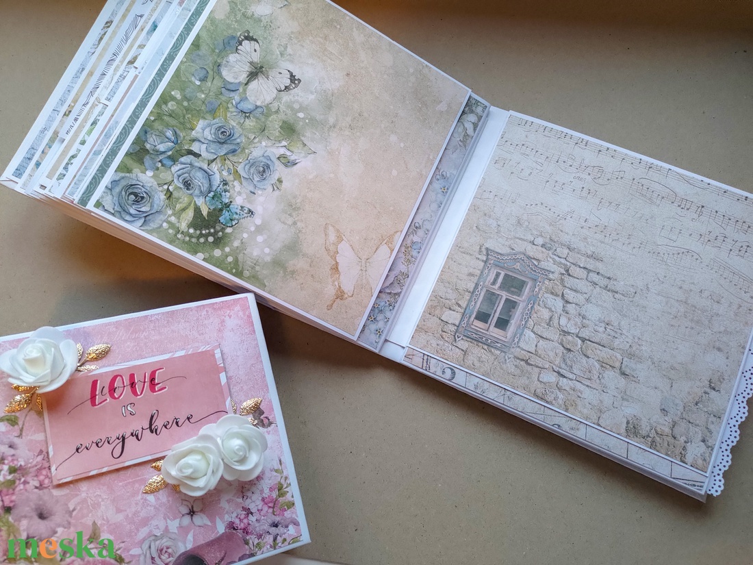 'Sweet Memories' Album / Fotóalbum / Scrapbook - esküvő - emlék & ajándék - album & fotóalbum - Meska.hu