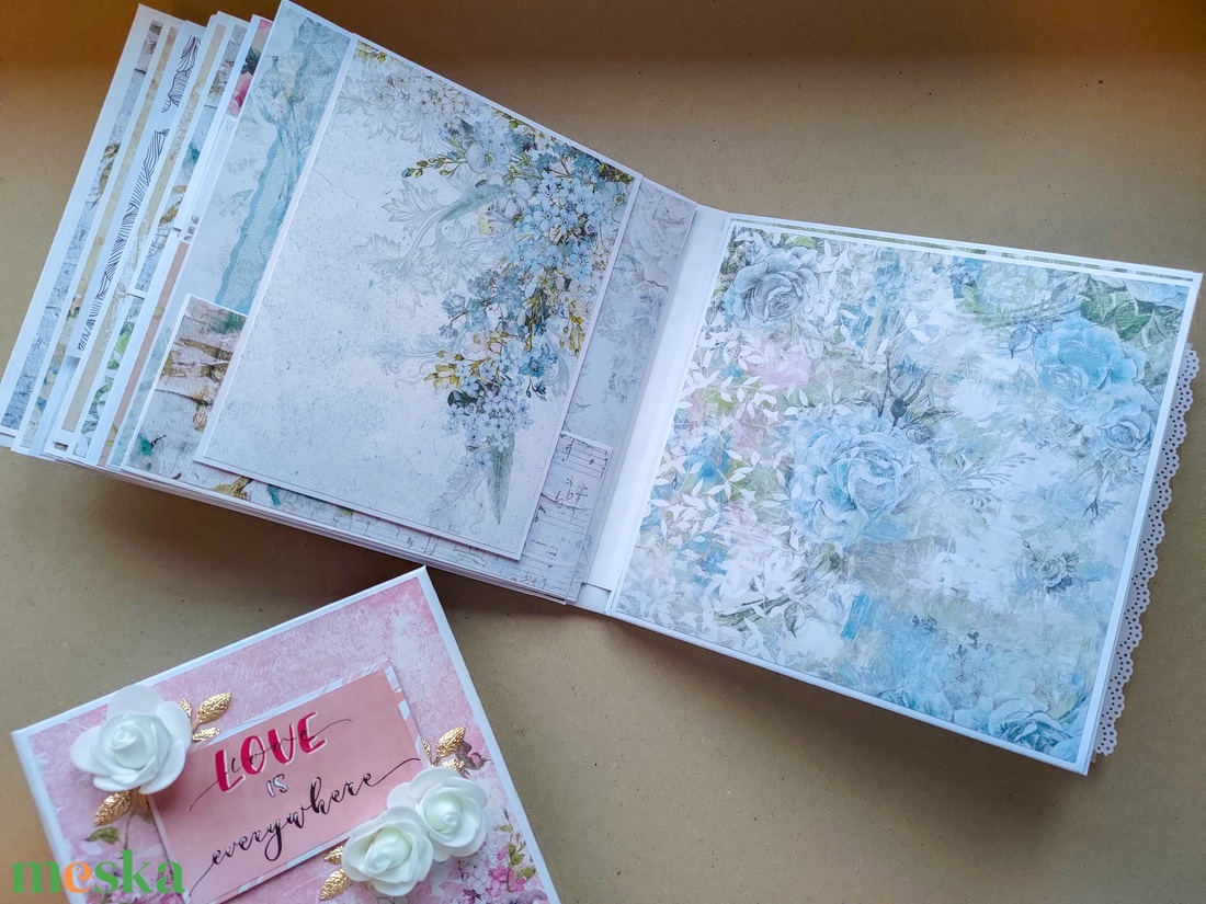 'Sweet Memories' Album / Fotóalbum / Scrapbook - esküvő - emlék & ajándék - album & fotóalbum - Meska.hu