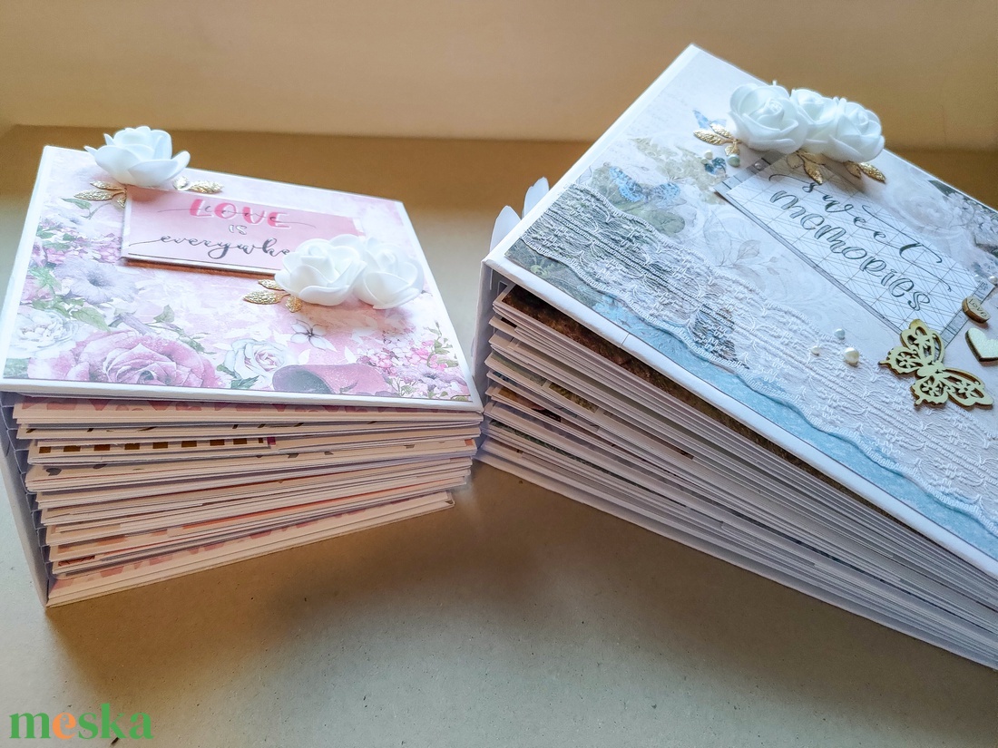 'Sweet Memories' Album / Fotóalbum / Scrapbook - esküvő - emlék & ajándék - album & fotóalbum - Meska.hu