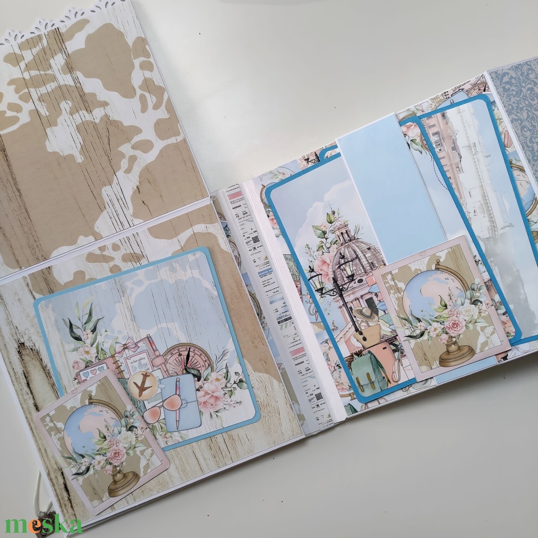 'Wonderful Journey' Album / Fotóalbum / Scrapbook - otthon & életmód - papír, írószer - album & fotóalbum - Meska.hu 'Wonderful Journey' Album / Fotóalbum / Scrapbook - otthon & életmód - papír, írószer - album & fotóalbum - Meska.hu