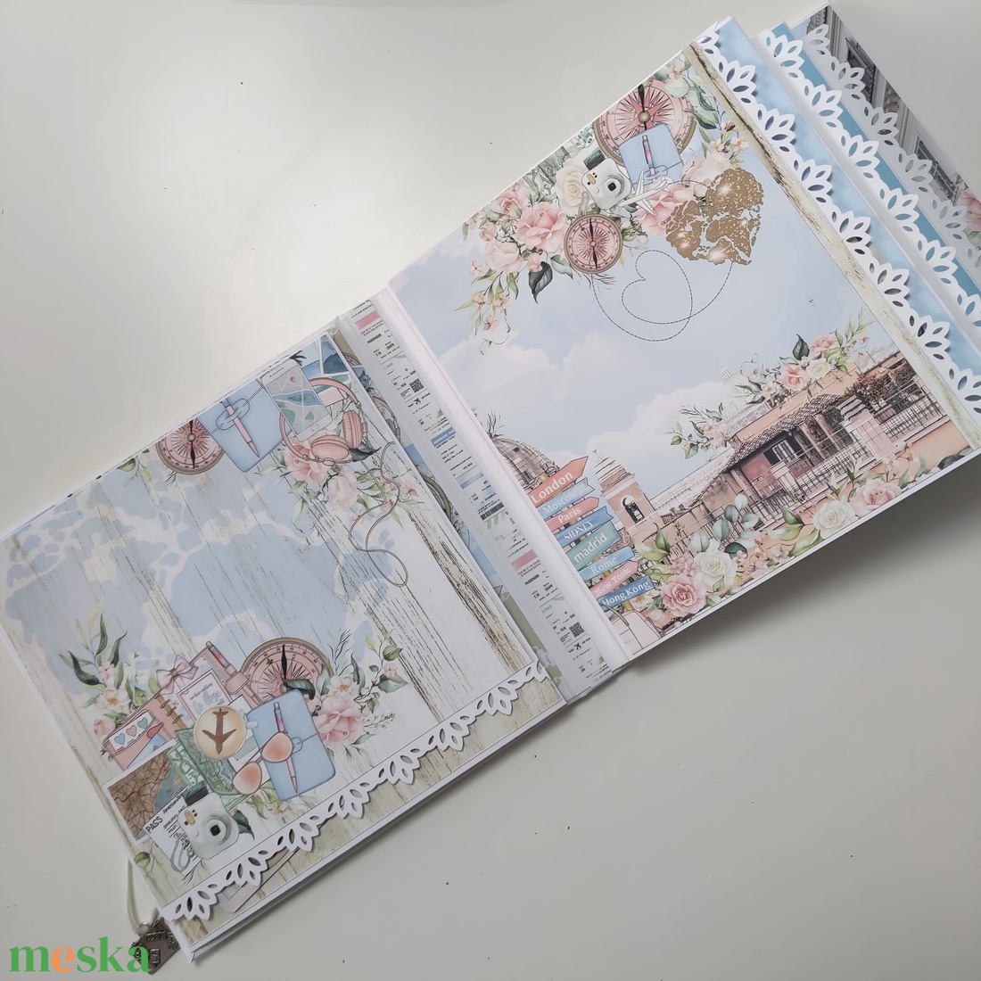 'Wonderful Journey' Album / Fotóalbum / Scrapbook - otthon & életmód - papír, írószer - album & fotóalbum - Meska.hu 'Wonderful Journey' Album / Fotóalbum / Scrapbook - otthon & életmód - papír, írószer - album & fotóalbum - Meska.hu