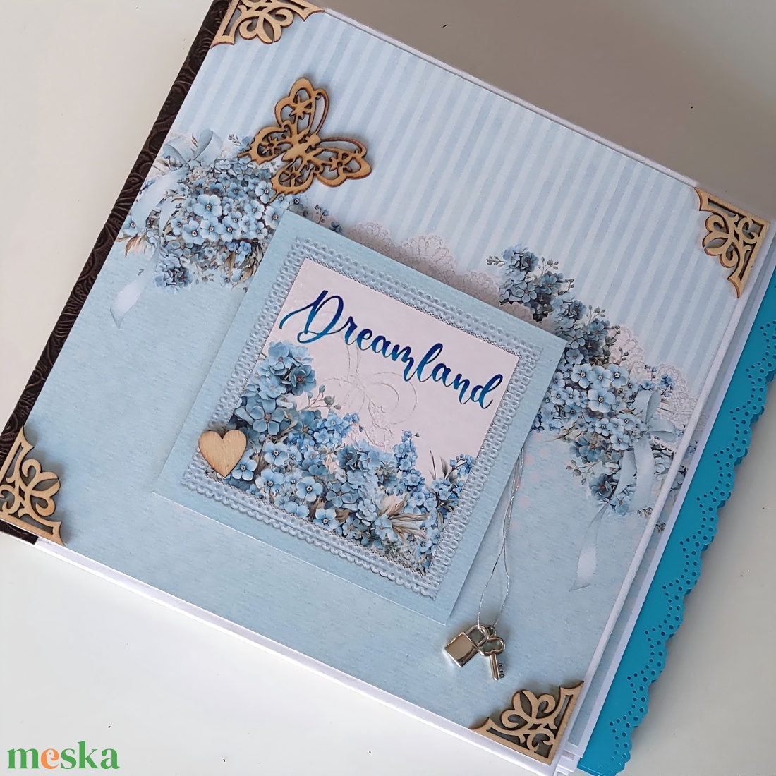 'Dreamland' emlékalbum, fotóalbum, scrapbook - otthon & életmód - papír, írószer - album & fotóalbum - Meska.hu