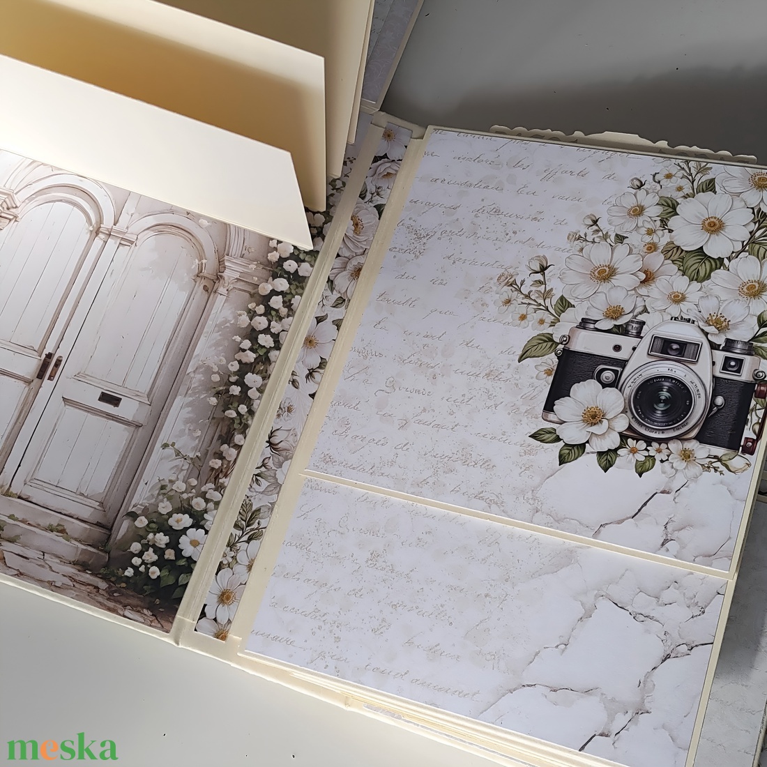 Esküvői emlékalbum, fotóalbum, scrapbook - esküvő - emlék & ajándék - album & fotóalbum - Meska.hu