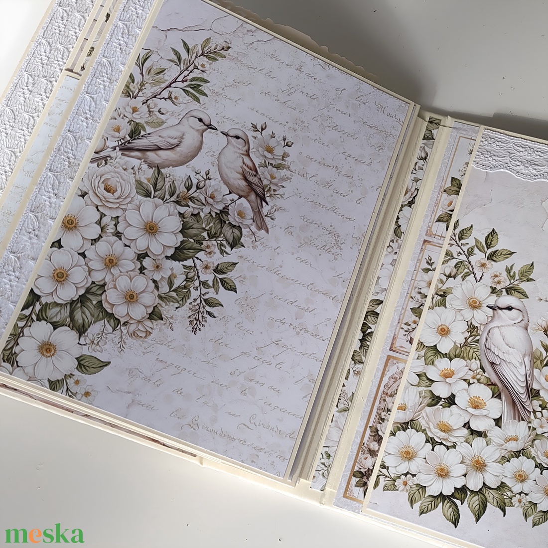 Esküvői emlékalbum, fotóalbum, scrapbook - esküvő - emlék & ajándék - album & fotóalbum - Meska.hu